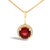 Adorn your neckline with the exquisite allure of this 10K yellow gold pendant necklace, where the warmth of the metal...