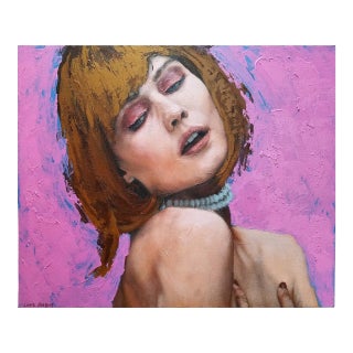 Rapture (Contemporary Portrait Painting), Louis Braquet For Sale