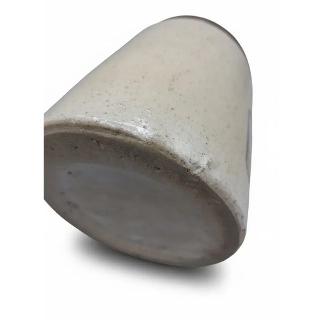 Brown Antique E. Swasey & Co. 1-Gallon Salt-Glazed Stoneware Jug — Portland, Maine, C. 1890 For Sale - Image 8 of 10