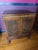 This is a beautiful victrola cabinet that has been converted for storage, maybe a record player and records, or even a bar...