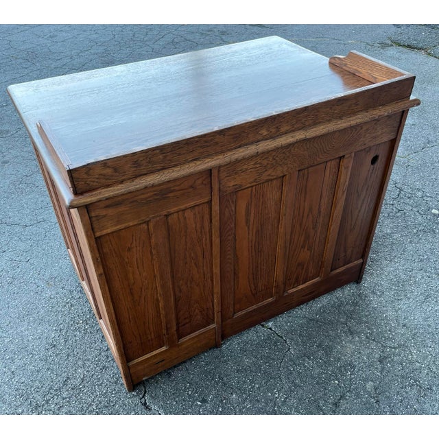 Early 20th Century Oak Desk For Sale - Image 9 of 9