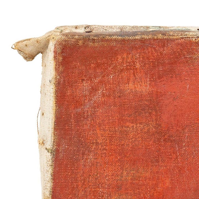 Signed Portrait of Blonde Girl Oil on Canvas For Sale - Image 4 of 6