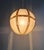 Metal Large Brass Pendant Light with Smoked and Frosted Glass Globe from Peill & Putzler, 1970 For Sale - Image 7 of 14