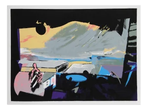 John Hultberg, Wide Window I, Lithograph