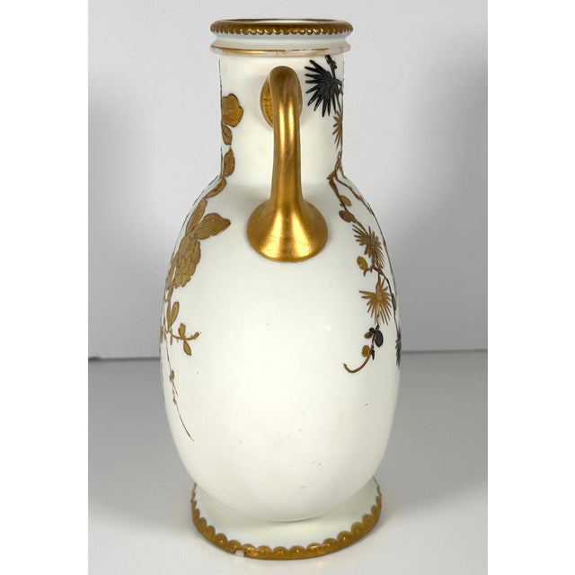 Late 19th Century Thomas Webb & Sons Opaline Jules Barbe Vase For Sale - Image 5 of 18