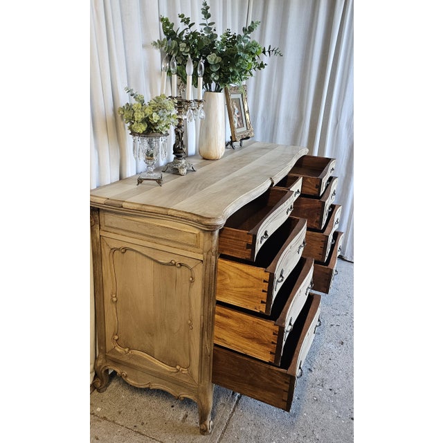 Vintage, French Provincial Sideboard/ Credenza, Triple Dresser For Sale - Image 11 of 18