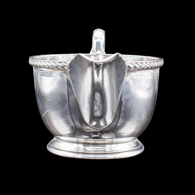 Antique Ladies Tiffin Creamer, English, Silver Plate, Pourer, Harrods, Edwardian For Sale - Image 4 of 9