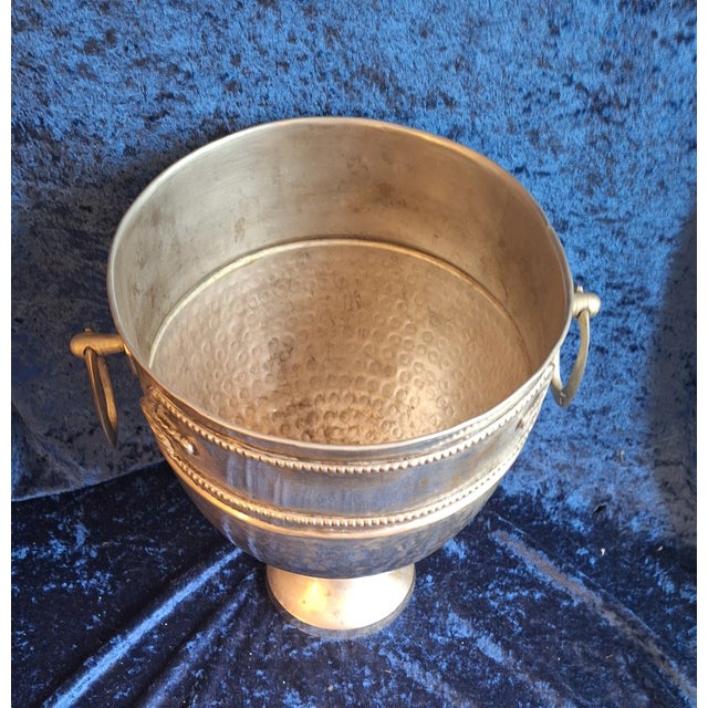 Vintage Metal Champagne Cooler, 1970s For Sale - Image 3 of 5