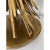 Mid-Century Italian Sheaf of Wheat Gilt Table Lamp by the Marbro Lamp Co For Sale - Image 10 of 13