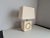 Stone Sculpture Table Lamp in White Stone in the style of Albert Tormos, France, 1960s For Sale - Image 7 of 11