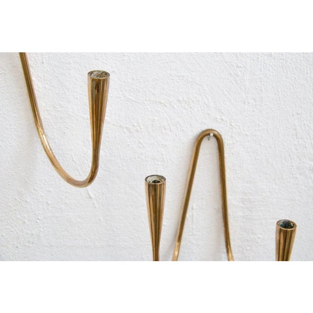 Wall Candleholder in Brass from Illums Bolighus For Sale - Image 4 of 6
