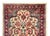 A wonderful mid-20th century Persian Tabriz runner with a large diamond medallion woven with flowers and vines emanating...