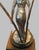 Antique Art Nouveau Figural Spelter “Lady" Table Lamp, 12” High For Sale In Chicago - Image 6 of 9