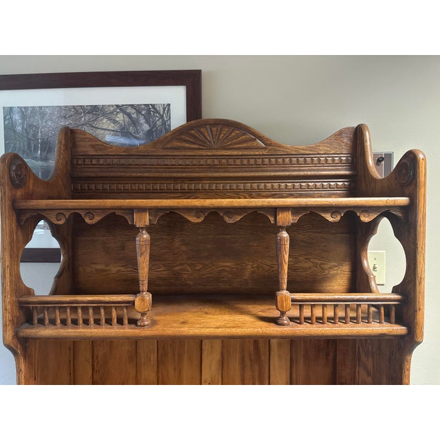 Victorian Antique Victorian California Oak Book Case For Sale - Image 3 of 4