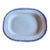Antique Pearlware Blue Feather Edge Platter, English, Early 19th Century For Sale