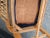 Set of Four Mid-Century Duncan Phyfe Natural Maple and Upholstered Dining Chairs For Sale - Image 9 of 9