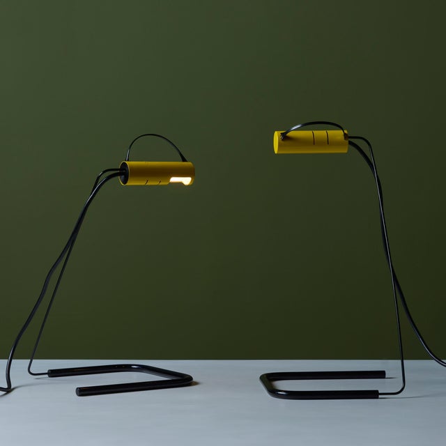 Pair of Slalom Table Lamp by Vico Magistretti for Oluce For Sale - Image 9 of 12