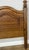 Vintage French Style Oak Headboard For Sale - Image 6 of 9