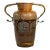 Antique Middle Eastern Islamic Copper Vase With Handles For Sale