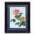 Oriental Chinese Peony Flower Embroidery Framed Wall Decor For Sale