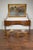 Pair of French Midcentury Gilt Faux Bamboo Drinks Tables with Glass Tops For Sale In Atlanta - Image 6 of 12