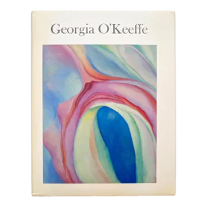 Georgia O'Keeffe Vintage 1987 First Edition " Arts and Letters " Lithograph Print Large Hardcover Exhibition Art Book