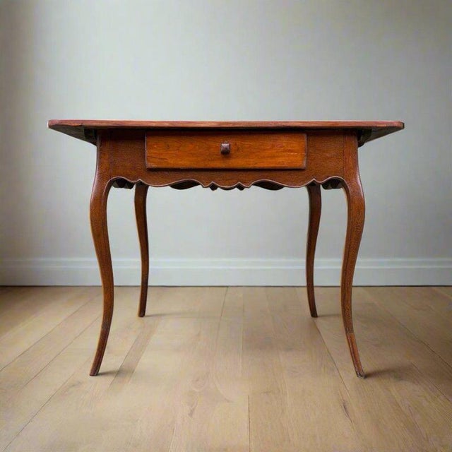 Antique Table in Cherry & Oak Wood, France For Sale - Image 16 of 16