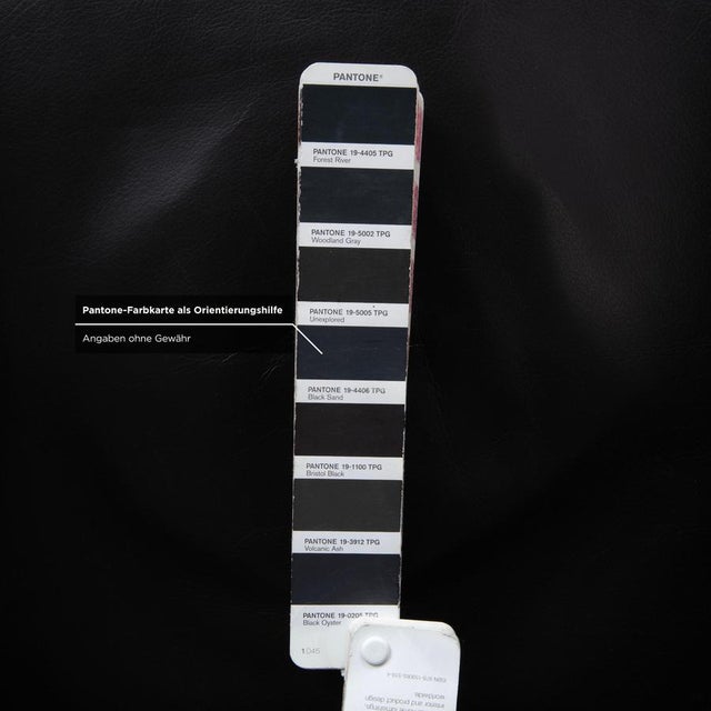 Black Leather Aura Armchair by Paolo Piva for Wittmann For Sale - Image 9 of 15