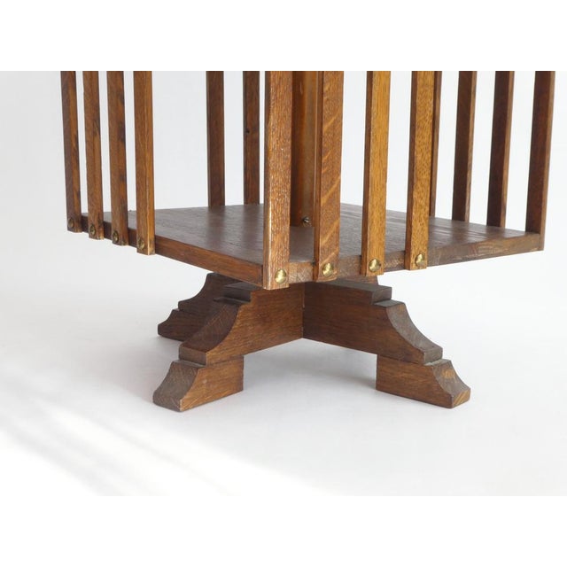 Small Victorian Revolving English Bookcase For Sale - Image 4 of 10