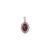 Not Yet Made - Made To Order 9 Carat Garnet Gemstone Boho Solitaire Pendant- Gifts for Him For Sale - Image 5 of 12