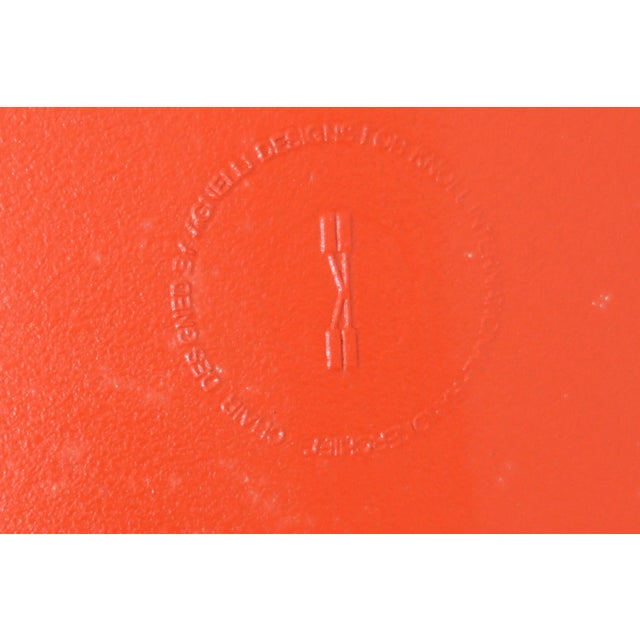 Red Knoll Mid Century Modern Handkerchief Side Chair For Sale - Image 8 of 9