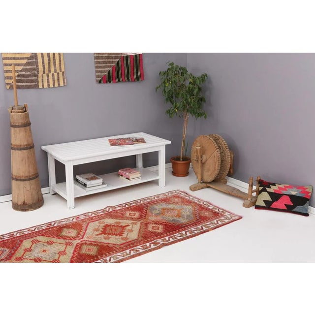 Mid 20th Century Vintage Herki Runner For Sale In Los Angeles - Image 6 of 7