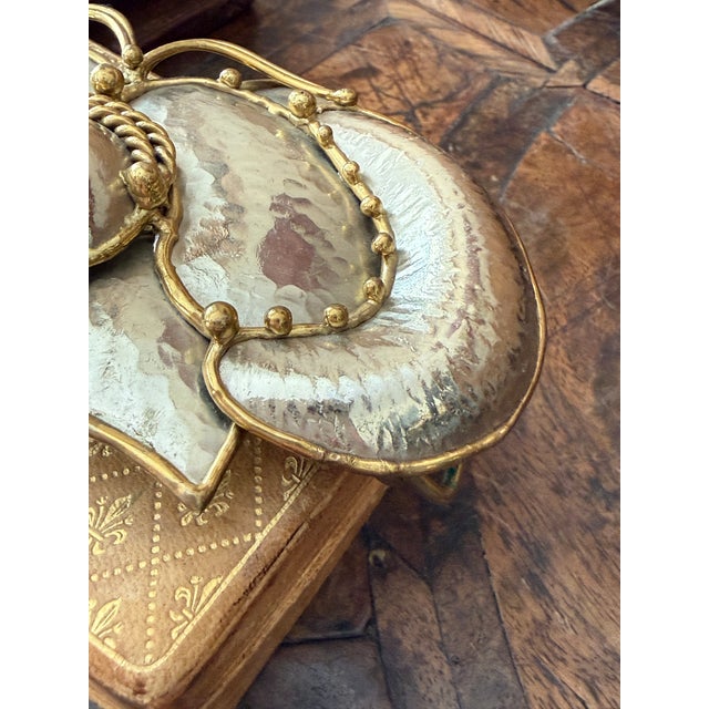 Vintage Exart Brass Butterfly Belt Buckle Mexico 1970s Boho Bohemian Trendy Disco Accessories For Sale - Image 10 of 12