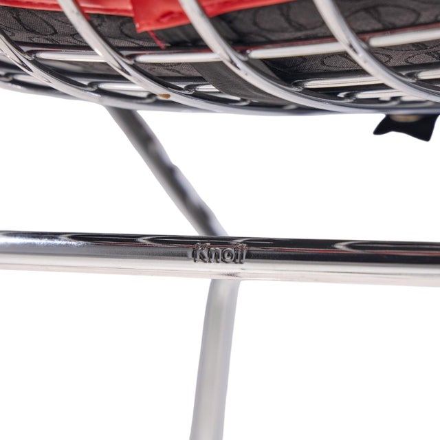 Harry Bertoia for Knoll Mid Century Chrome Bar Stools - Pair For Sale - Image 15 of 15