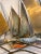 Metal 1970s Curtis Jere Sailboat Wall Sculpture For Sale - Image 7 of 11