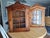 For sale is an exceptional, authentic matching pair of turn-of-the-century French provincial hanging wall cabinets, dating...