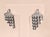 The Somara: Elaborate Antique Platinum Diamond Dangler Earrings, 2 Pieces For Sale - Image 4 of 8
