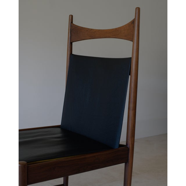 Wood 1959 Attributed to Sergio Rodrigues High-Backed Cantu Chair by Oca, Brazil. For Sale - Image 7 of 8