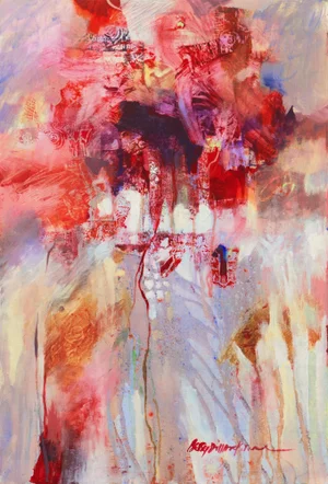 'Cloudscape Abstract' by Betsy Dillard Stroud, American Watercolor Society, National Watercolor Society