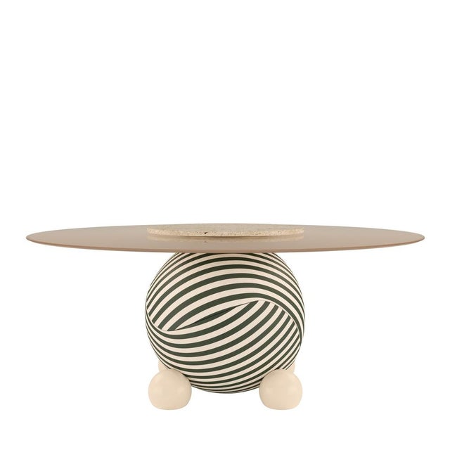 Glass Circulus Dining Table by Malabar For Sale - Image 7 of 13
