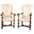 Set of 19th Century Italian Walnut Carved Armchairs For Sale - Image 9 of 9