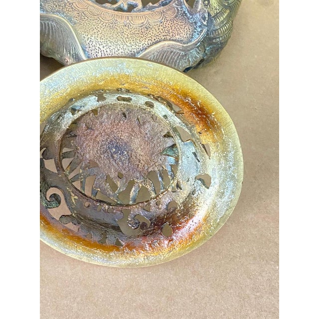20th Century Chinese Incense Burner in Bronze For Sale - Image 5 of 10