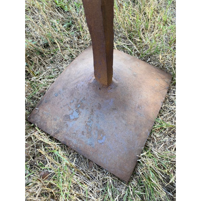 Welded Steel Sculptures (After Serra), a Pair For Sale - Image 14 of 18