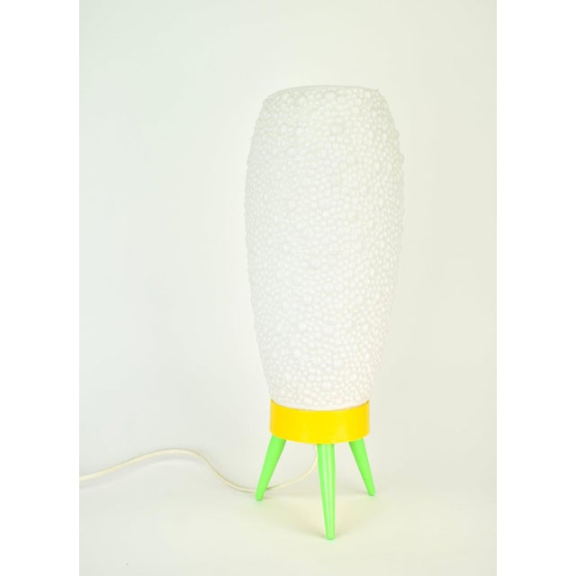 Mid-Century Modern 1950s Rare Atomic Age Beehive Table Light For Sale - Image 3 of 9