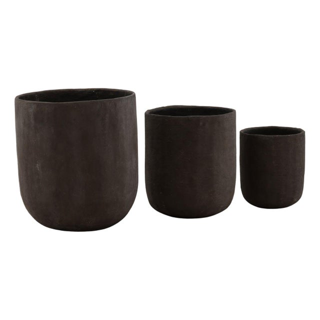 Modern Outdoor Edin Composite Planter Small For Sale - Image 4 of 5