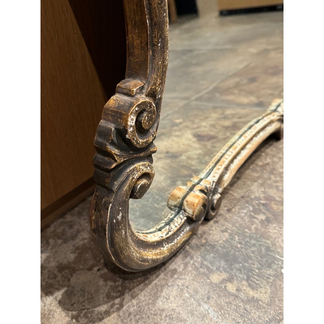 Vintage Ornate Large Composite Mirror-3 Available For Sale In Los Angeles - Image 6 of 10