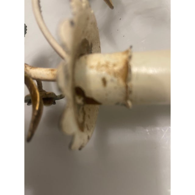 1950s Italian Tole Sconce, 1950s For Sale - Image 5 of 9
