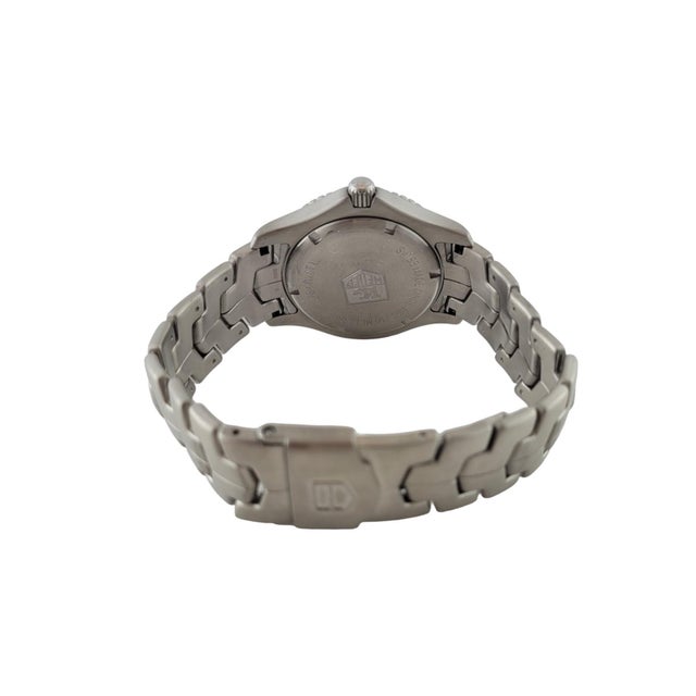 Early 21st Century Tag Heuer Link Watch 39mm Quartz Wj1110-0 Stainless For Sale - Image 5 of 8