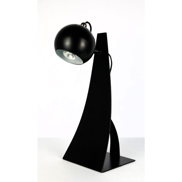 Vintage Brilliant Lamp in Black Metal, 1990 For Sale - Image 10 of 13