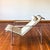Mid-Century Modern 1990s Attributed to Gabriele Mucchi Genni Chrome and Bone Leather Lounge Chair for Zanotta For Sale - Image 3 of 10
